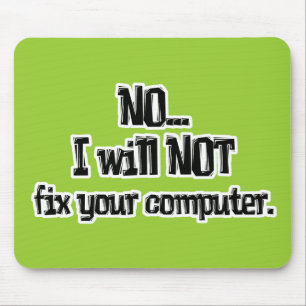 Alfombrilla De Ratón No arreglará el equipo