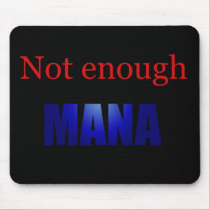 Alfombrilla De Ratón No bastante negro del mana