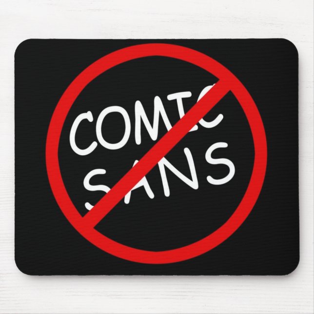 Alfombrilla De Ratón No cómico sin el cojín de ratón (Frente)