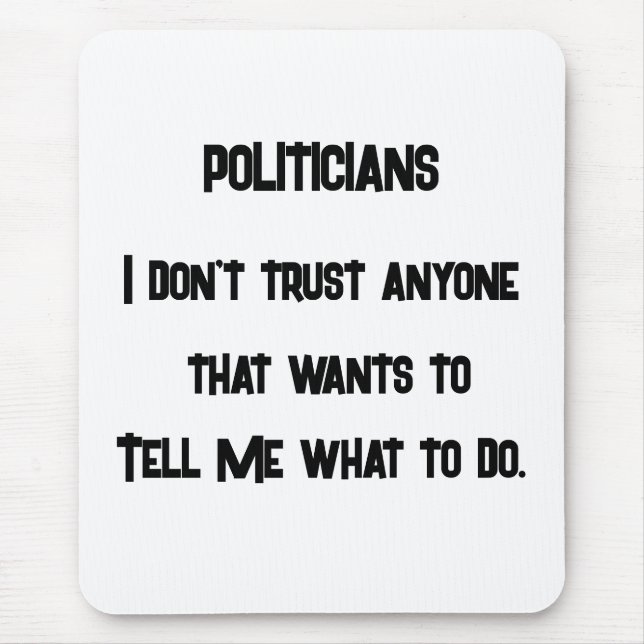 Alfombrilla De Ratón No confío (Frente)