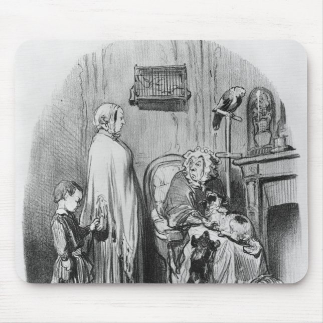 Alfombrilla De Ratón No contrato a gente con los niños (Frente)