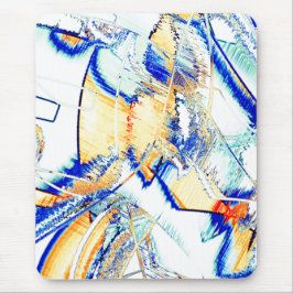 Alfombrilla De Ratón No de tinta drenada, imagen con mancha naranja y a