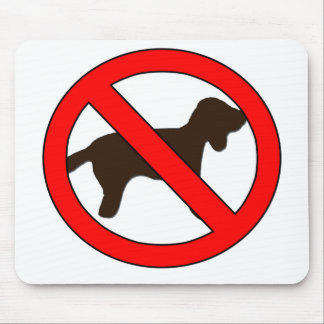 Alfombrilla De Ratón No Dogs Sign