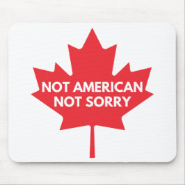 Alfombrilla De Ratón No es estadounidense, no siento la almohadilla del