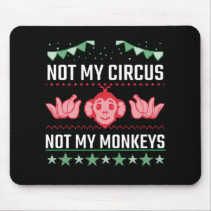 Alfombrilla De Ratón No Es Mi Circo No Son Mis Monos