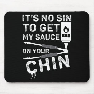 Alfombrilla De Ratón No es pecado tener mi salsa en tu honestidad