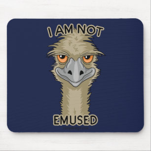 Alfombrilla De Ratón No Estoy Confundido Con El Divertido Emu Pun