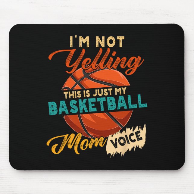Alfombrilla De Ratón No estoy gritando esto es solo mi mamá del Sketll (Frente)