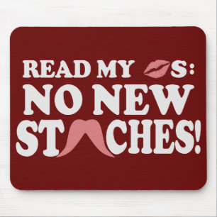 Alfombrilla De Ratón No hay un nuevo personalizado de Staches mousepad