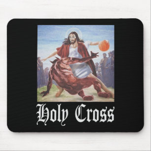 Alfombrilla De Ratón No Hoy Satanás Jesus Crossover Bysketbyll Holy Cr