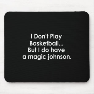 Alfombrilla De Ratón No juego Sketll pero tengo un Magic Johnson 