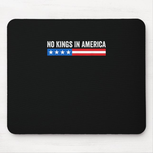 Alfombrilla De Ratón No Kings In America Patriotic Style (Frente)