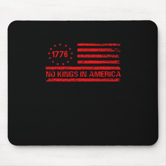 Alfombrilla De Ratón No Kings In America United States Independence Cla (Frente)