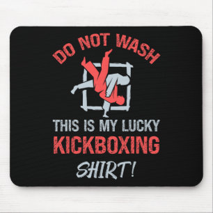 Alfombrilla De Ratón No Laves Esto Es Mi Camiseta De Kickboxing Afortun