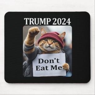 Alfombrilla De Ratón No me comas gatos por Trump 2024 1