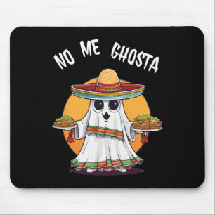 Alfombrilla De Ratón No me ghosta gracioso fantasma mexicano de Hallowe
