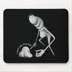 Alfombrilla De Ratón No Me Gusta Esta Roca Divertido Marcus The Worm Me