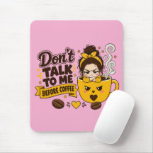 No me hables antes del café Chica gruñona