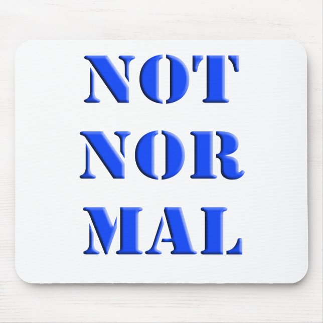 Alfombrilla De Ratón No normal (Frente)