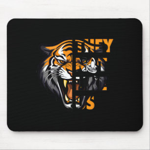 Alfombrilla De Ratón No Nos Gustan Tigres Gráficos Motivacionales Negro