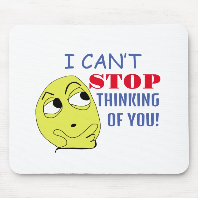 Alfombrilla De Ratón no puedo dejar de pensar en ti (Frente)