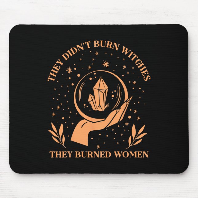 Alfombrilla De Ratón No quemaron brujas que quemaron mujeres - feminist (Frente)