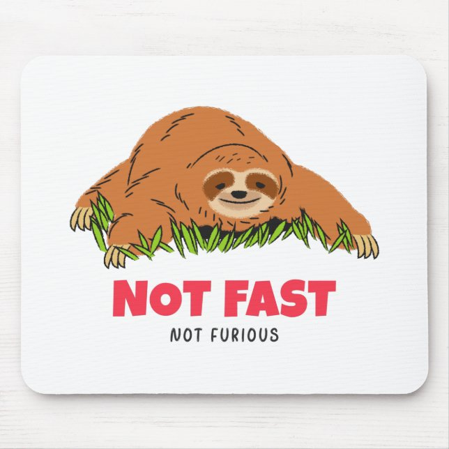 Alfombrilla De Ratón No Rápido No Furioso (Frente)