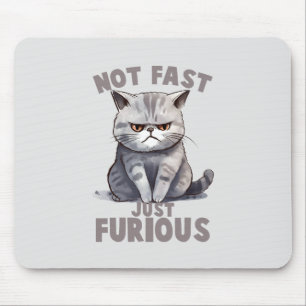 Alfombrilla De Ratón No rápido, sólo curioso - Humor grisáceo