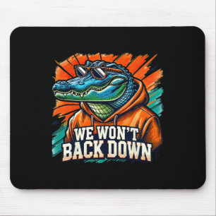 Alfombrilla De Ratón No retrocederemos en azul y Naranja Gator White