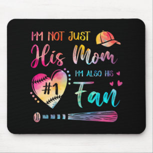 Alfombrilla De Ratón No Sólo Su Mamá Soy Su Número Uno De Béisbol.