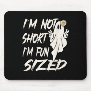 Alfombrilla De Ratón No soy corta, soy una cita divertida de Halloween.
