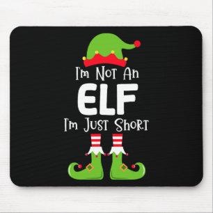 Alfombrilla De Ratón No soy un elfo, solo soy un Navidad de familia cor