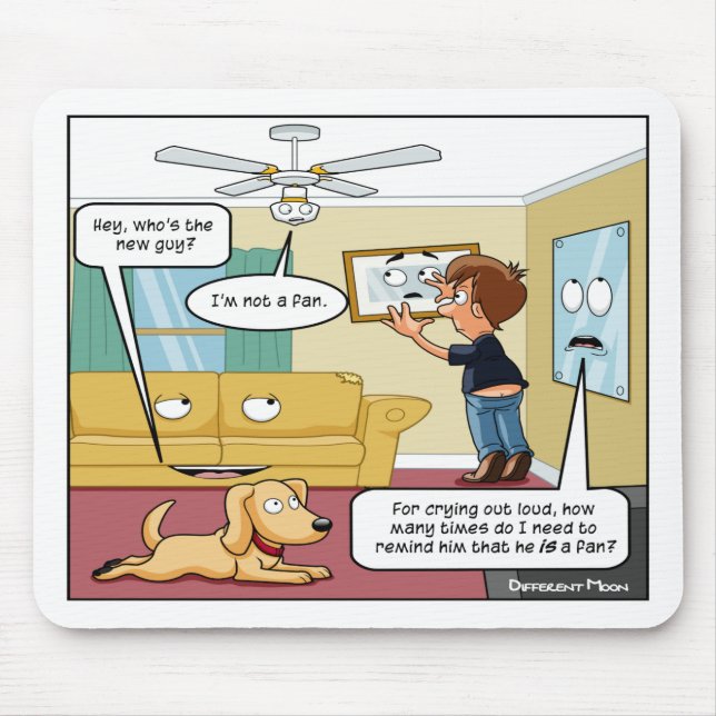 Alfombrilla De Ratón No soy una almohadilla para ratones para fans (Frente)