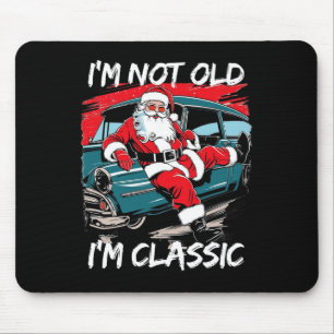 Alfombrilla De Ratón No soy viejo soy el retro Navidades de Santa Car C