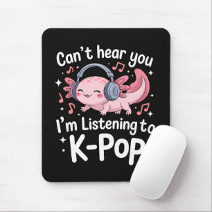 Alfombrilla De Ratón No Te Puedo Escuchar Estoy Escuchando K-Pop