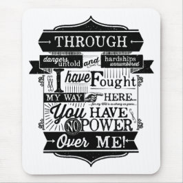 Alfombrilla De Ratón No tienes poder sobre mí