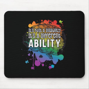 Alfombrilla De Ratón No Una Discapacidad Un Autismo De Habilidad Difere