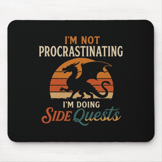 Alfombrilla De Ratón No voy a retrasar que estoy haciendo exámenes de b (Frente)