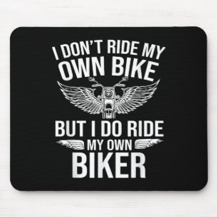 Alfombrilla De Ratón No Voy En Mi Bicicleta Pero Sí Vino En Mi Propia B