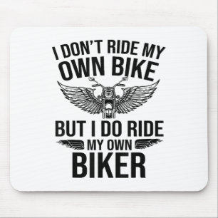 Alfombrilla De Ratón No Voy En Mi Bicicleta Pero Sí Vino En Mi Propia B