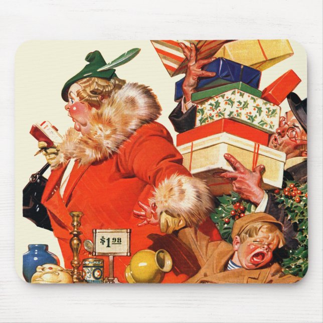 Alfombrilla De Ratón Noche antes del navidad
