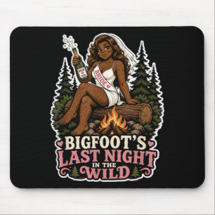 Alfombrilla De Ratón Noche de Despedida de Soltera Salvaje Bigfoot Dive