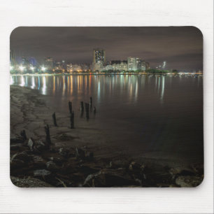 Alfombrilla De Ratón Noche de la bahía de Botafogo