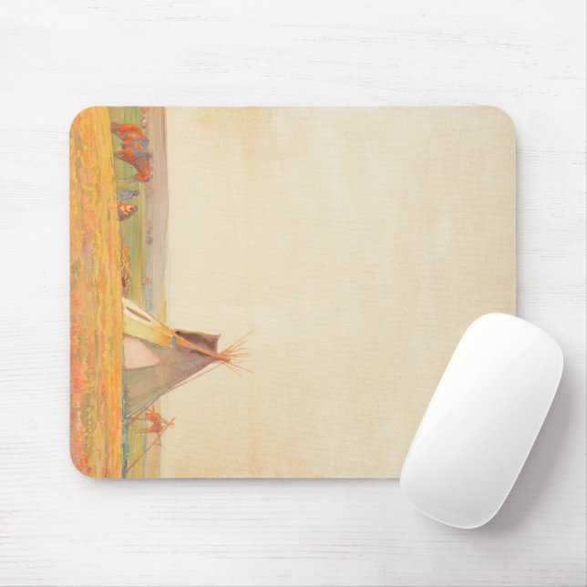 Alfombrilla De Ratón Noche de Prairie, 1919, por Maynard Dixon (Con ratón)