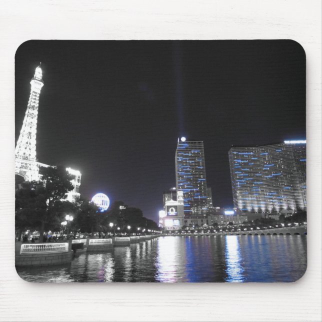 Alfombrilla De Ratón Noche de Vegas (Frente)