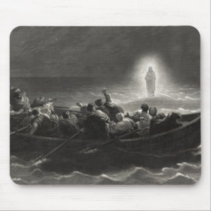 Alfombrilla De Ratón "Noche en el mar de Galilea" mousepad