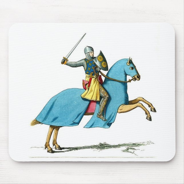 Alfombrilla De Ratón noche en un caballo (Frente)