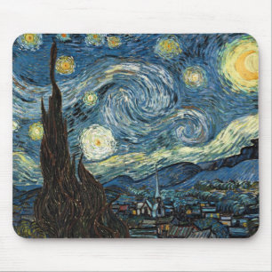 Alfombrilla De Ratón Noche estrellada de Vincent van Gogh
