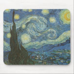 Alfombrilla De Ratón Noche estrellada de Vincent Van Gogh<br><div class="desc">La noche estrellada de Vincent Van Gogh. Aceite 1889 sobre lienzo. Museo de Arte Moderno de Nueva York</div>