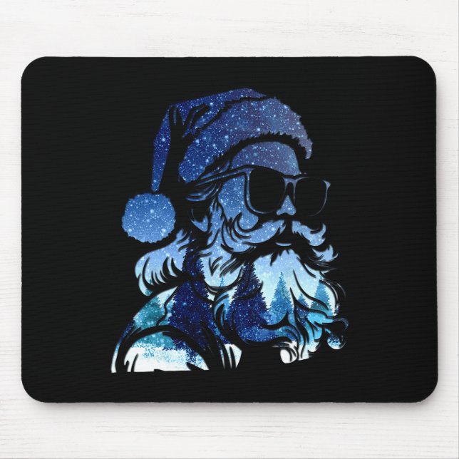 Alfombrilla De Ratón Noche estrellada El Polo Norte El paisaje Feliz Na (Frente)